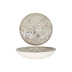 Rinart Farfurie ad&acirc;ncă - Miriana - Porţelan - 25 cm (1200cc) - set de 6