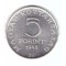 Moneda Ungaria 5 forint/forinti 1948, comemorativa 1848-1948, cu luciu, din fisi