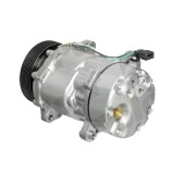 Compresor aer conditionat VW Transporter/Multivan/Caravelle T4, 1991-2003, motorizare 2.8 V6, 150kw, benzina, rola curea 120 mm, 7 caneluri, tip Sand