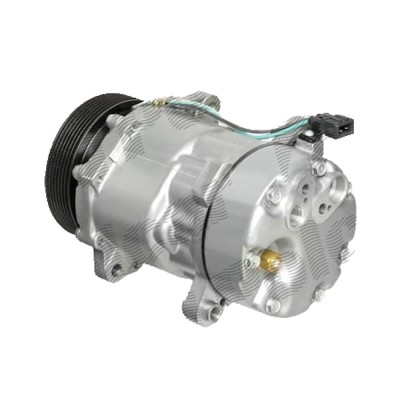 Compresor aer conditionat VW Transporter/Multivan/Caravelle T4, 1991-2003, motorizare 2.8 V6, 150kw, benzina, rola curea 120 mm, 7 caneluri, tip Sand foto