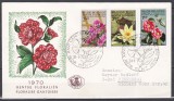 Belgia 1970 - Flori - Grădina Botanică din Gent, FDC