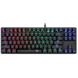 Cumpara ieftin Tastatura mecanica T-Dagger Bora neagra iluminare Rainbow
