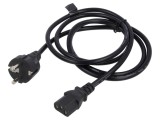 Cablu Alimentare 1,8m IEC C13 Mama PVC 3x0,75mm2