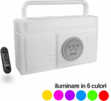 Cumpara ieftin Boxa portabila Westinghouse, wosp2103, de gradina, ip65, cu iluminare led, bluetooth si acumulator incorporat