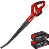 Einhell GE-CL 18 Li E PXC + Twinpack CB - Suflanta de gradina 105 m3/h + Set 2 acumulatori Li-Ion 18 V 2.5 Ah