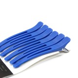 Cleme pentru păr Pro master, 6 buc, albastru