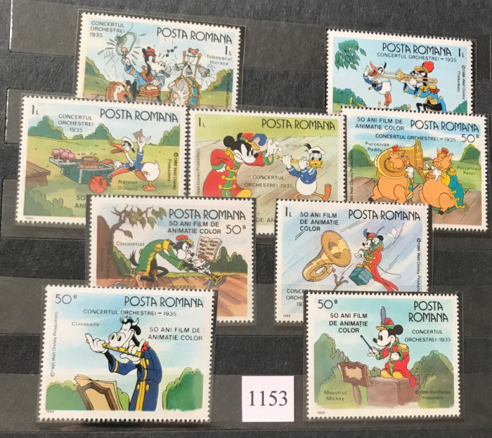 Romania LP 1153 Desene animate Walt Disney (II)