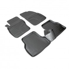 Set de 4 covorase cauciuc 3D stil tavita premium pentru Ford Focus II 2004-2008