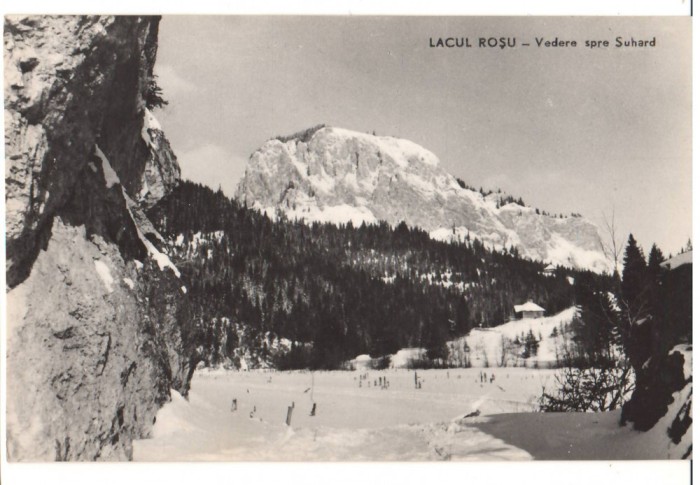 CPIB 22760 - CARTE POSTALA - LACUL ROSU, VEDERE SPRE SUHARD, RPR, NECIRCULATA