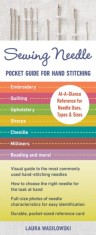 Sewing Needle Pocket Guide for Hand Stitching: At-A-Glance Reference for Needle Uses, Types &amp; Sizes - Embroidery, Quilting, Upholstery, Sharps, Chenil