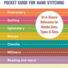 Sewing Needle Pocket Guide for Hand Stitching: At-A-Glance Reference for Needle Uses, Types & Sizes - Embroidery, Quilting, Upholstery, Sharps, Chenil