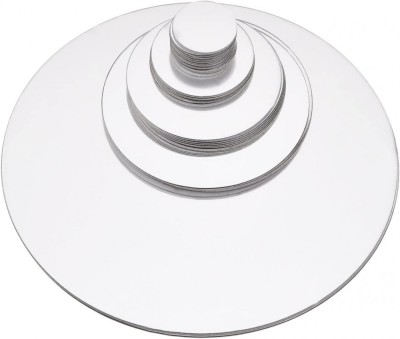 Set 31 oglinzi decorative rotunde, acrilice, argintii, MaffStuff foto