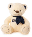 Ursuleț de Pluș Amek Toys 50 Cm cu Eșarfă Albastru/Roșu Moale Jucărie Cadou