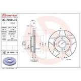 Set disc frana Ford Fiesta Sedan 04.10-04.17, Fiesta 6 (Cb1 Ccn) 06.08-04.17, Fiesta 6 Van 08.08-04.17, Ka + Saloon (Tk Fk) 08.14-, Ka+ 3 (Uk Fk) 08., BREMBO