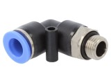 Racord Push-In Unghiular PBT G 1/4 0-60&deg;C