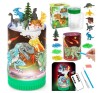 Set creativ pentru copii lampa de veghe Dinozaur cu telecomanda, Oem