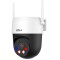 Camera IP wireless rotativa Dahua, Wi-Fi 6, 5MP, lentila 4mm, Iluminare duala, Alarma, Comunicare bidirectionala, slot microSD, IP66 - IPC-P5AS-PV Saf
