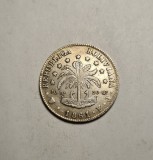 Bolivia 8 Soles 1861 Piesa Frumoasa de Colectie, America Centrala si de Sud
