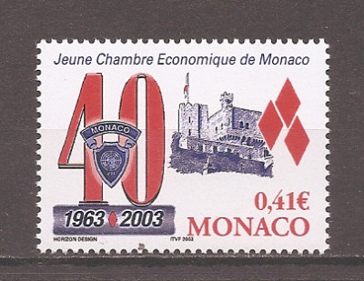 Monaco 2003 - A 40-a aniversare a Camerei de Comerț Junior, MNH foto