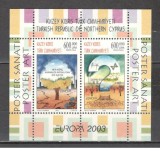 Cipru Turcesc.2003 EUROPA:Afisul-Bl. MC.398, Nestampilat