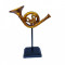 Statueta, Instrument muzical, Trombon, 20 cm, 1088XD-2