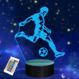 Lumină de noapte cer, Lampă de iluzie optică 3D pentru fan de fotbal, Idea Birth, Oem