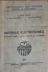 Materiale electrotehnice. Indrumar pentru lucrari practice de laborator foto