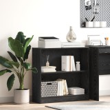 Bibliotecă vidaXL Stejar Negru 80x24x109 cm PAL Rafturi Moderne Living Birou