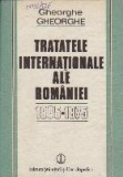 Tratatele internationale ale Romaniei 1965-1975