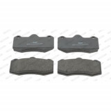 Set placute frana fata FERODO, Renault Clio II, 03.1998-12.16; Seat Ibiza III (6l1), 2002-2009, Ibiza IV, 2008-2018, Fata; puntea fata; Tip frina : f