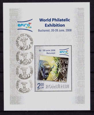 RO 2006 &amp;quot; EFIRO 2008&amp;quot;, LP 1736 - colita 386 , MNH foto