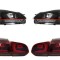 Faruri LED VW Golf 6 VI (2008-2013) Golf 7 3D Design Red Strip GTI LED Dinamic cu Stopuri R20 Performance AutoTuning