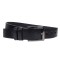 Curea batal barbati, eleganta pentru costum, din piele naturala, Negru, Latime 3.2cm, lungime pana la 170cm - CK86N