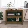 Bibliotecă, maro miere, 80x35x68 cm, lemn masiv de pin