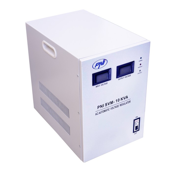 Resigilat : Stabilizator de tensiune monofazat PNI SVM-10K cu servomotor 10000VA,