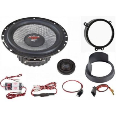 KIT Sistem component dedicat Mercedes Clasa C W203 x-fit 6.5&amp;quot; 165mm pe 2 cai crossover plug&amp;#039;n&amp;#039;play Audio System German Sound CarStore Technology foto
