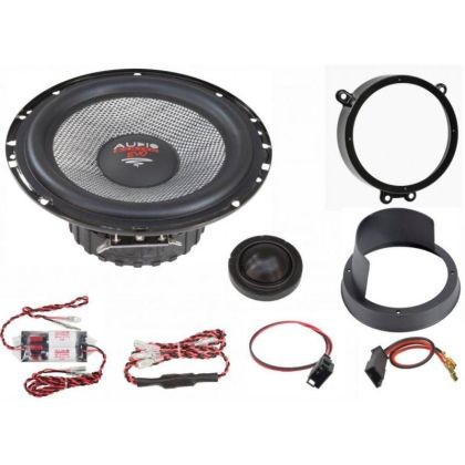 KIT Sistem component dedicat Mercedes Clasa C W203 x-fit 6.5&quot; 165mm pe 2 cai crossover plug&#039;n&#039;play Audio System German Sound CarStore Technology