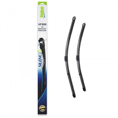 Set stergatoare Valeo Silencio 530 475mm VF300 pentru Mazda 3, VW Bora, Golf III, Polo IV foto