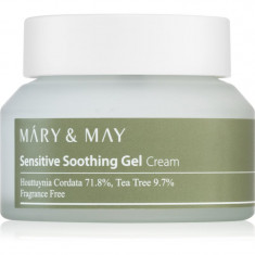 MARY & MAY Sensitive Soothing Gel Cream crema gel hidratanta cu textura usoara pentru a calma si intari pielea sensibila 70 g