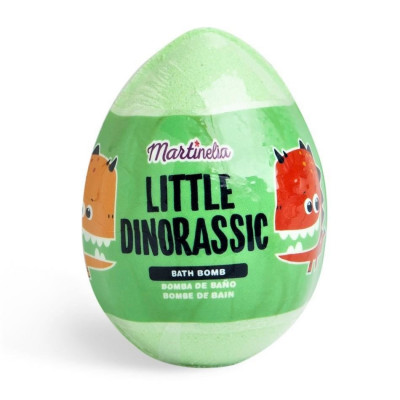 Bila efervescenta de baie Little Dinorassic Surprise Bath Bomb Martinelia 99587, verde, 140 g foto