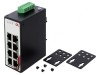 Switch Ethernet neadministrabil 8 porturi 12-48VDC