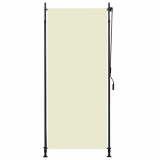 vidaXL Jaluzea tip rulou de exterior, crem, 100 x 270 cm