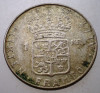 7.627 SUEDIA GUSTAF VI ADOLF 1 KRONA 1957 TS ARGINT, Europa