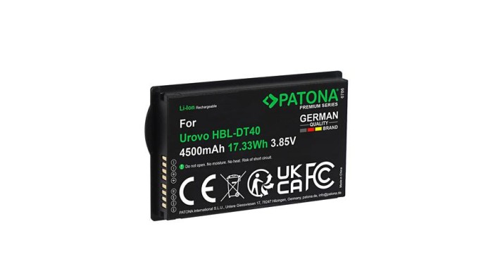 Baterie scanner coduri de bare PATONA Premium Urovo DT40 HBL-DT40