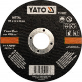 YATO disc pentru debitat metale 125X1.2X22 mm