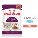 Cumpara ieftin Royal Canin Sensory Feel, hrana umeda pisica (in sos), 12x85 g