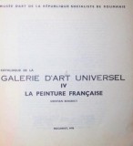 Catalog de la Galeria de stat d&rsquo;art universel Vol IV La peinture francaise