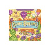Boho Dreams Adult Coloring Book