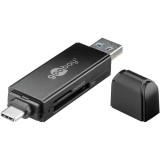 Cititor card reader USB 3.0 si USB TYPE C pentru SDXC SDHC MicroSD