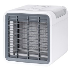 Mini Aparat de Aer Conditionat pentru Camera sau Birou cu Ventilator, Iluminare LED Multicolora, Purificare si Umidificare Aer, Putere 5W foto